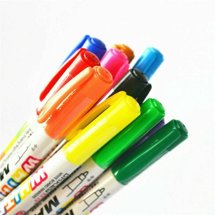 12pcs/box%20Bright%20Bullet%20Markers%20Dry%20Fine%20Pens%20Easy%20White%20Mixed%20Colour%20-%20Image%206