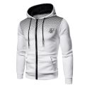 Ropa Hompre High Street Brand SikSilk Plus Velvet Print Polka Dot Men's Hoodie Outdoor Street Sports Running Training Sweatshirt. 