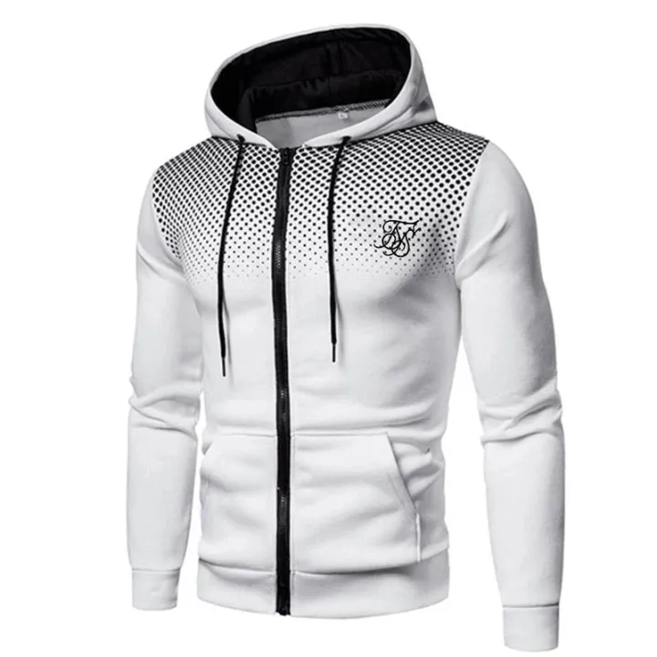 Ropa%20Hompre%20High%20Street%20Brand%20SikSilk%20Plus%20Velvet%20Print%20Polka%20Dot%20Men's%20Hoodie%20Outdoor%20Street%20Sports%20Running%20Training%20Sweatshirt%20-%20Image%203