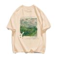 4 Colors Print T-shirts for Women Design Young Daily Casual Fashion Korean Style Basic All-match Summer Classic Футболка Женский.