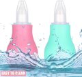 1 PCS Nasal Aspirator for Baby Baby Nose Cleaner Snot Nasal Suction Baby Nasal Care Relieve Congested and Stuffy Noses Silicone Vacuum Safety Sucker Newborn Cleaning Tool. 