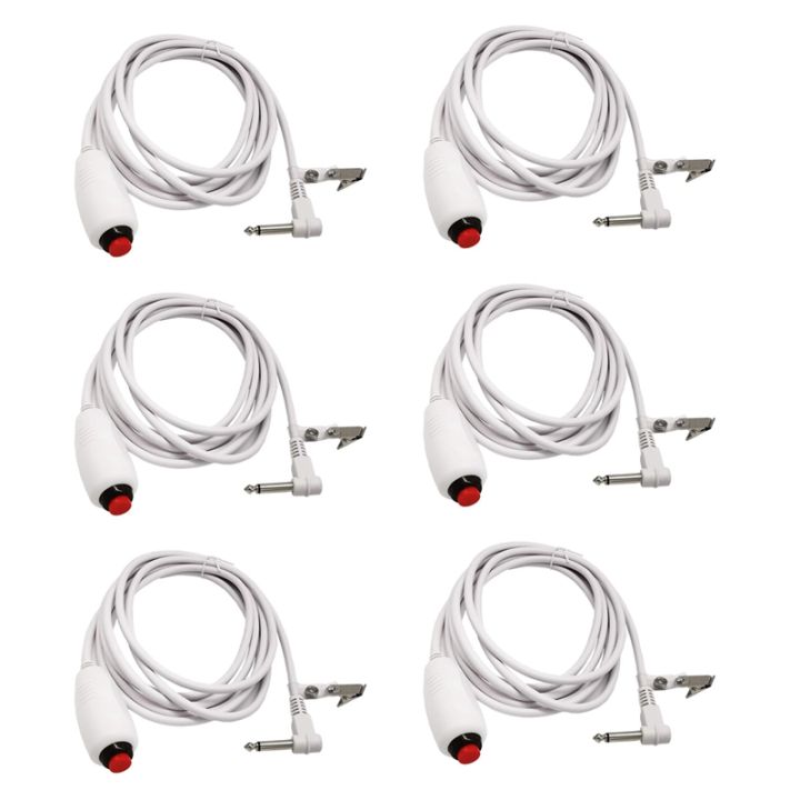 QUANBU%206X%20Nurse%20Call%20Cable%206.35mm%20Line%20Nurse%20Call%20Device%20Emergency%20Call%20Cable%20with%20Push%20Button%20Switch%20-%20Image%205
