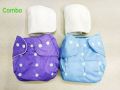 Washable Reusable Cloth Baby Diaper ( Combo 2 Diaper with 2 pad 3 Layer ).