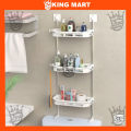 3 Tier Multifunctional Kitchen & Bathroom Wall Hanging Storage Rack.