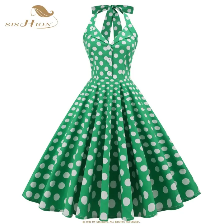 SISHION%20Hepburn%20Summer%20Dress%20Women%20Polka%20Dot%20Vintage%20Swing%20Robe%20Rockabilly%20Housewife%20Retro%2050s%20Pinup%20Dresses%20Vestidos%20VD2838%20-%20Image%202
