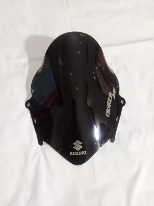 Motorcycle%20Windshield%20Windscreen%20Compatible%20for%20Gixxer%20SF%20New%20Model%20(Black)%20-%20Image%203