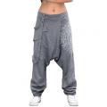 Women Low Rise Drop Crotch Retro Print Saggy Baggy Trousers Loose Harem Pants Women Saggy Baggy Trousers Loose Harem Pants Hot.