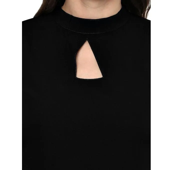 Black%20Linen%20Kurti%20for%20Women%20(Tailor%20Made)%20-%20Janasya%20Neck%20Hole%20-%20Image%205