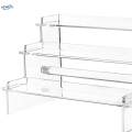 3 Tier Acrylic Display Riser Jewelry Display Riser Shelf for Toys Candies.