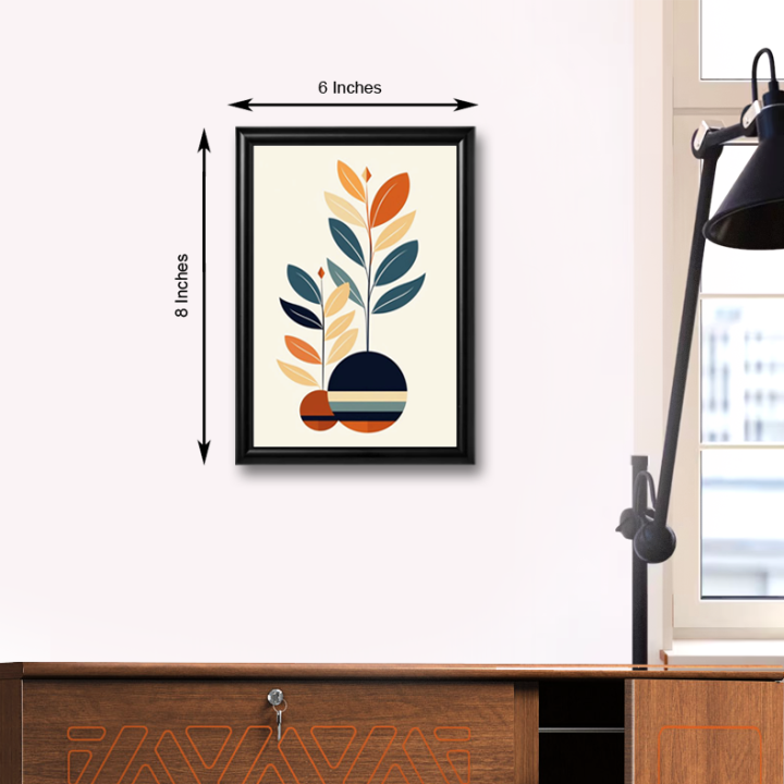 Boho%20Painting%20Art%20Wall%20Frame%206x8inch%20Black%20Frame%20Beautiful%20Photo%20Frame%20-%20Image%203