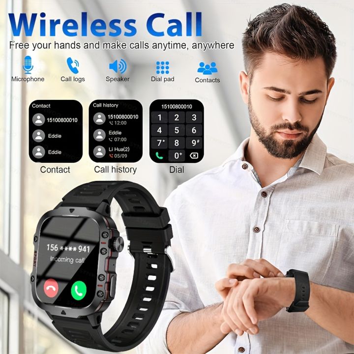 Synwoo%20Square%20Smartwatch%20%E2%80%93%20Touch%20Call%20and%20Text,%20Heart/Sleep%20Tracking,%20100+%20Sports%20Modes,%2030m%20Waterproof,%20iOS/Android%20Compatible%20-%20Image%202