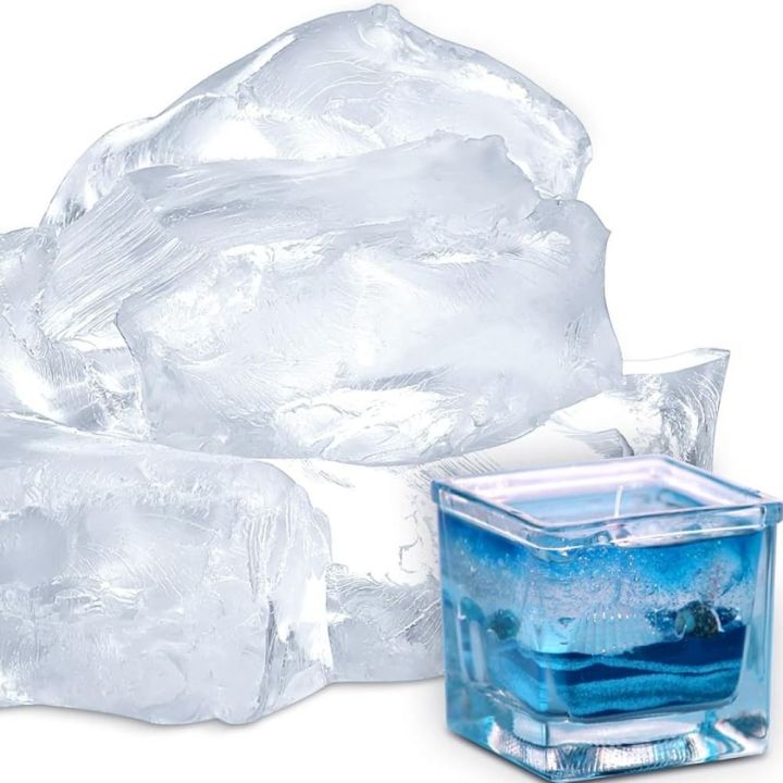 Premium Crystal Gel Wax – For Candle Making | Clear • Smokeless • Long Burning