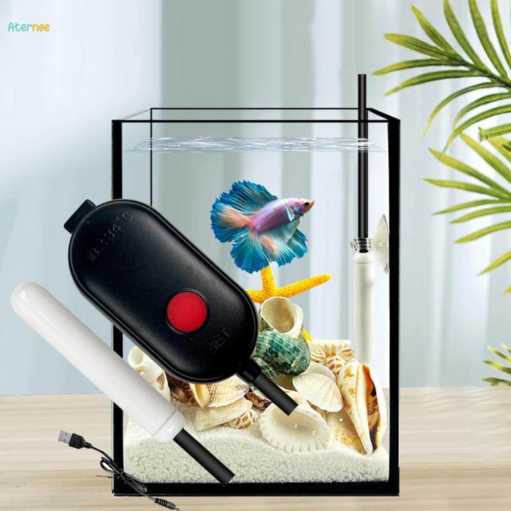 Small Aquarium Heater 10W Submersible Heater Adjustable Temp Control