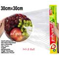 PE Food Wrap Plastic Wrapping Roll 30*30cm 2 pcs. 