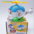 Cartoon Helicopter Toy With Music And Lights. 