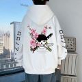 One Piece Anime Hoodie Roronoa Zoro Print Funy Pullover Long Sleeve Loose Casual Fashion Sweatshirt Uniex. 