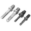4 Pcs Drill Chuck Connector Square Hex Round Shank Adapter Rod Conversion. 