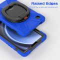 Silicone Hybrid PC Tablet Case with Holder & Shoulder Strap For Samsung Galaxy Tab A9.