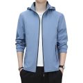 Jacket Men's New Young Men's Fall Slim Fit Korean Style Hooded Windproof Fashion Brand Casual Oversized Men's Clothing Jacket. 