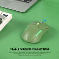 FANTECH WGC2 VENOM II 2.4G Wireless Gaming Mouse Pixart 3212 2400DPI RGB Rechargeable Mouse Ergonomic Mice For Laptop PC BLACK. 