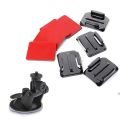Suction fixing Holder car mount with Helmet Accessories Kit Set 12x Surface Mounts + 12x Sticker Pads. 
