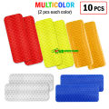 10 pcs x Rectangular Reflective Sticker Car Bumper Safety Reflective Stickers. 