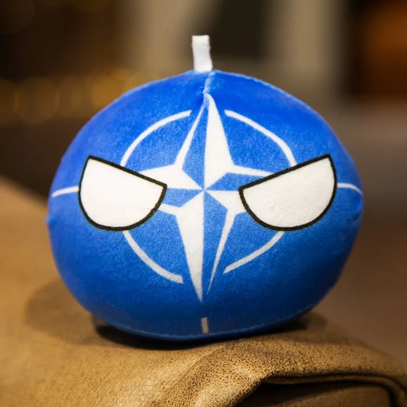 Polandball Peluche Countryball 10 Cm – URSS, USA, France, Japon, Russie | Jouet Mignon & Cadeau Fun