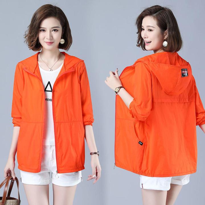 Short Sun Protection Clothing Women2022New Korean Style Western Style Hooded Sun-Protective Clothing Casual Loose All-Match Summer Coat Fashion【8Month6Day After】