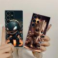 Baby Cute Marvel Venom Groot Phone Case For Samsung S24 S23 Ultra S22 S20 Plus S21 FE Clear Cases Cover Galaxy S24Ultra 5G Funda.