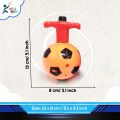 LED Light Up Flashing Spinning Toys Flashing Music Gyro Spinning Top Gyro Spinner LED Music Flash Light Football Gyro Toy. 