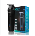 VGR V-937 NEW 8-hour Use time electric clipper LCD hair clipper hair salon special engraving electric clipper. 