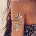 【Versatile】 Armlet Bangle Pattern Spiral Upper Arm Cuff Armlet. 