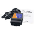 Super ELM327 USB 1.5 With PIC18F25K80 Chip Car Diagnostic Cable ELM 327 USB V1.5 OBD2 Scanner Support Most OBDII Protocols.