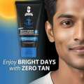 Muuchstac Mens Ocean Moisturizer & Sunscreen Matte Look Spf 18+ Cream With Turmeric & Aloe Vera Beads, Non-Sticky & Water Resistant 45 Ml.