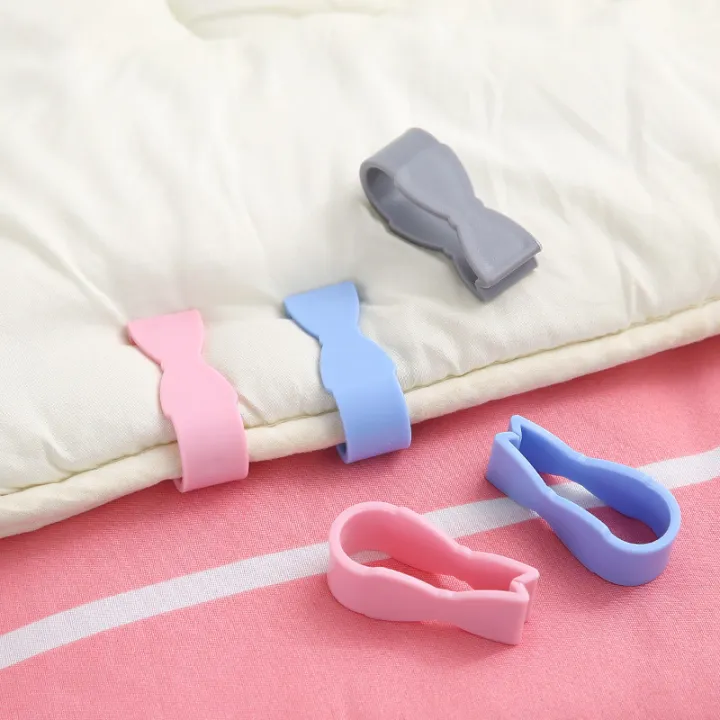 6pcs%20Pack%20Quilt%20Retainer%20Household%20Duvet%20Cover%20Retainer%20Safety%20No%20Needle%20Anti%20Run%20Slip%20Clip%20Bed%20Sheet%20Buckle%20Wholesale%20-%20Image%202