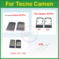Tecno Camon 20 CK6/20 Pro CK7n Sim Tray Micro SD Card Slot with Sim Ejector Pin Replacement Part. 