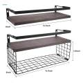 Bathroom Floating Shelves Storage Paper Holder for Bedroom Office Farmhouse.