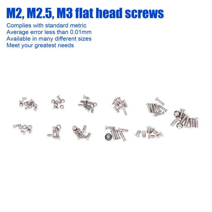 Computer%C2%A0Screw%C2%A0Assortment,%20Flat%C2%A0Head%20Replacement%20Carbon%20Steel%20M2%C2%A0M2.5%C2%A0M3%20Computer%C2%A0Screws%20Kit%20with%20Screwdriver%C2%A0+%C2%A0Brush%20for%20Serviceman%20for%20Laptop%20-%20Image%209