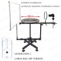 Professional Horizontal Vertical Surround Photography Rotating Stand 360 Panoramic Photo Booth FliP Video Table. 