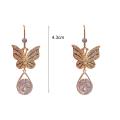 Pair Hook Drop Earrings Zinc Alloy Electroplating Fashion All-Match Earrings for Women. 