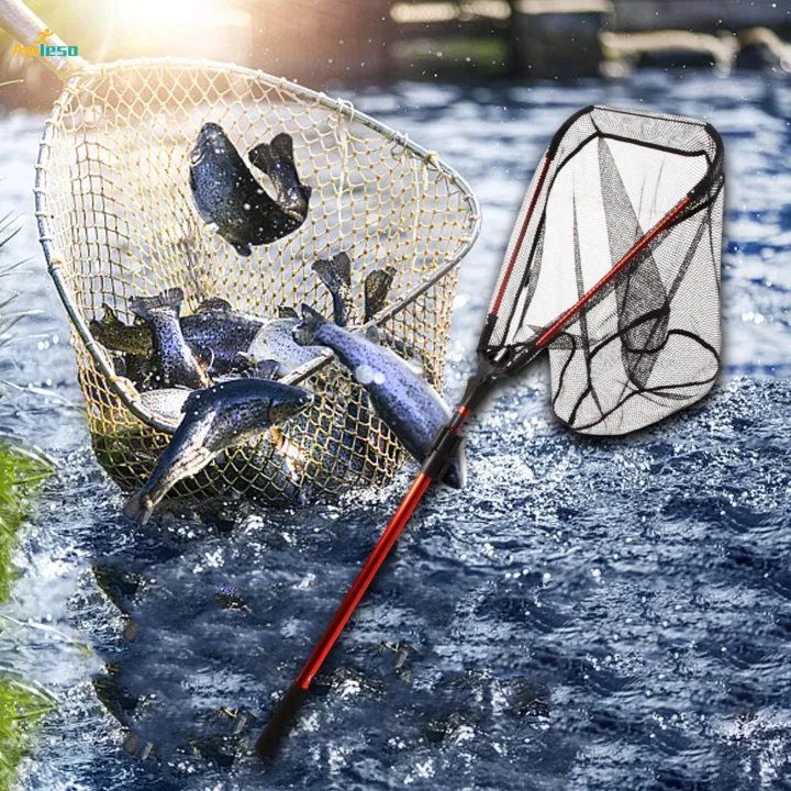 Telescopic%20Fishing%20Landing%20Net%20with%20Telescoping%20Pole%20Handle%20Folding%20Fish%20Net%20-%20Image%203