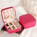 Jewelry Box Earrings Storage Box Travel Jewelry Case Earrings Necklace Ring Jewelry Organizer Display. 