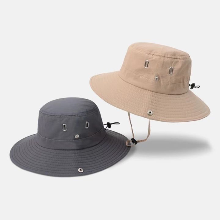 Summer%20New%20Fishing%20Cap%20Quick%20Dry%20Bucket%20Cap%20Western%20Denim%20Sun%20Hat%20Outdoor%20Foldable%20Mountaineering%20Fashion%20Versatile%20-%20Image%204