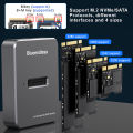 M2 Nvme Docking Station M Key USB M 2 USB C SSD Case NVME And NGFF Hdd SSD Docking Station Base Gonghpng.