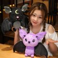 Dark Series Vampire Plush Bat Toy Pentacle Moon Bat Doll Stuffed Gothic Rock Style Bag Halloween Plush Kids Toy Home Decor KEEMEEUYZO. 