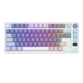 RK ROYAL KLUDGE M75 Gasket Mechanical Keyboard 2.4G Wireless/Bluetooth/USB 75% RGB Hot-Swappable Gaming Keyboard with Display.