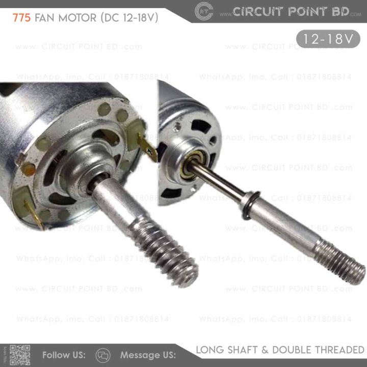 775%2012V%20DC%20High-Speed%20Fan%20Motor%20(16-18%20inch%20Fan)%20%E2%80%93%20Heavy%20Duty,%20Long%20Shaft,%20Double%20Threaded%20Coupler,%20Full%20Metal%20Body,%20Original%20Copper%20Core%20Motor%20-%20Image%203