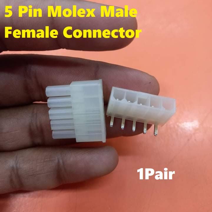 1Pair-%20600V%2013A%205%20Pin%20MALE%20FEMALE%20Connector%20Molex%204.2mm%20%205%20Pin%20Male%20Female%20Cable%20Connector%20PCB%20Mount%20Right%20Angle%20%20Male%20Fe-male%20Header%20Harness%20Housing%20Connector%20-%20Image%202