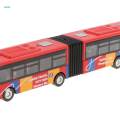 2x 1:64 Scale Alloy Pull Back Vehicle Bus Diecast Toy Gift for Kids. 