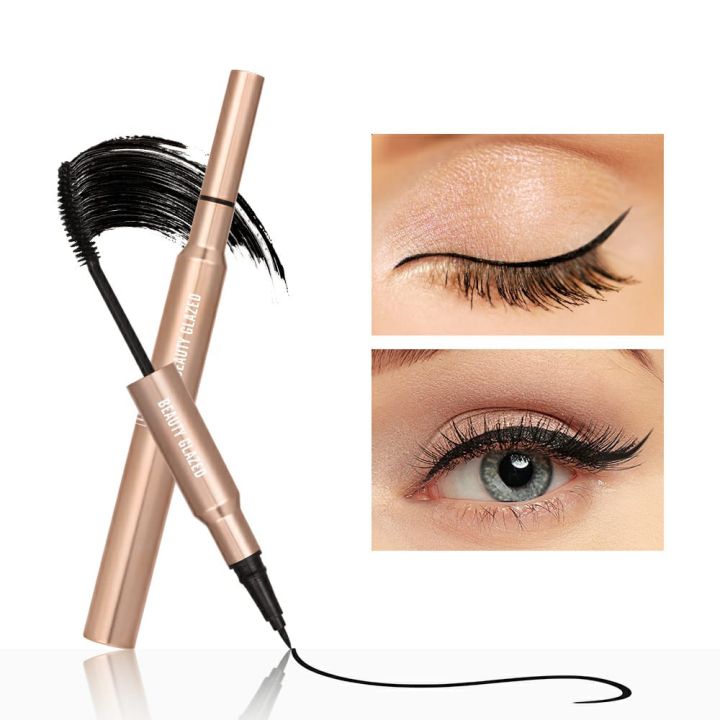 Beauty Glazed Double Head Mascara Eyeliner 2 in 1 Mascara Eyeliner